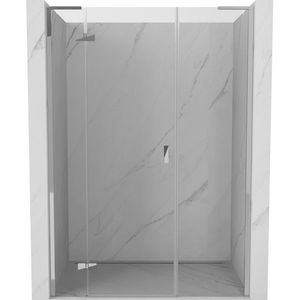 MEXEN/S - Mist-H L sprchové dvere krídlové ľavé 150, transparent, chróm 8A5L-150-001-01-00-L vyobraziť