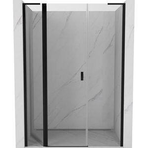 MEXEN/S - Mist L sprchové dvere krídlové 135, transparent, čierna 8A4L-135-001-70-00 vyobraziť