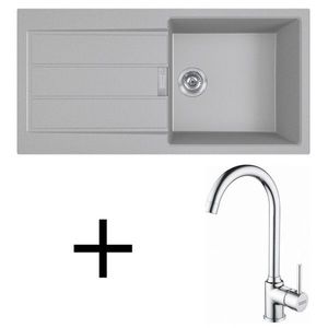 Franke set T108 S2D 611-100 + FP 9000.031 šedá vyobraziť