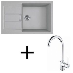 Franke set T106 S2D 611-78 XL + FP 9000.031 šedá vyobraziť