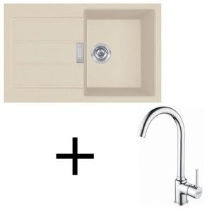 Franke set T104 S2D 611-78 + FP 9000.031 béžová vyobraziť