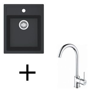 Franke set T100 SID 610-40 + FP 9000.031 čierna vyobraziť