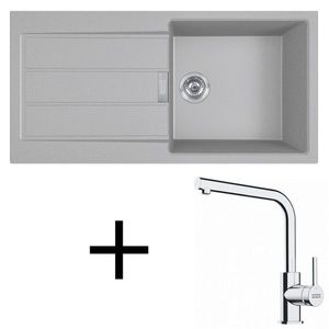 Franke set T117 S2D 611-100 + FS 3230.031 šedá vyobraziť