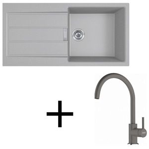 Franke set T125 S2D 611-100 + FC 6018.901 šedá vyobraziť