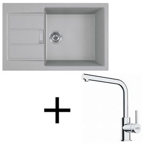 Franke set T116 S2D 611-78 XL + FS 3230.031 šedá vyobraziť