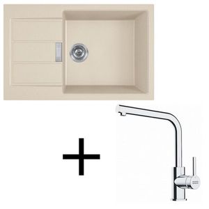 Franke set T116 S2D 611-78 XL + FS 3230.031 béžová vyobraziť