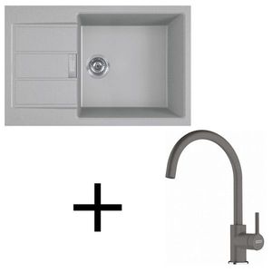 Franke set T124 S2D 611-78 XL + FC 6018.901 šedá vyobraziť