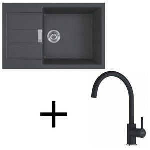 Franke set T124 S2D 611-78 XL + FC 6018.901 čierna vyobraziť