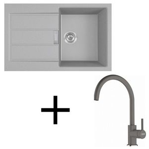 Franke set T123 S2D 611-78 + FC 6018.901 šedá vyobraziť