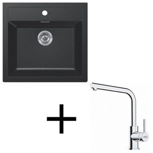Franke set T114 SID 610 + FS 3230.031 čierna vyobraziť