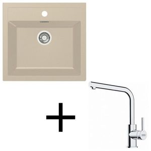 Franke set T114 SID 610 + FS 3230.031 béžová vyobraziť