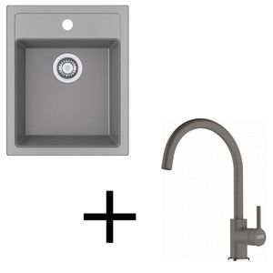 Franke set T121 SID 610-40 + FC 6018.901 šedá vyobraziť