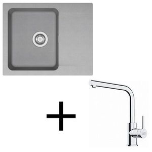 Franke set T110 OID 611-62 + FS 3230.031 šedá vyobraziť