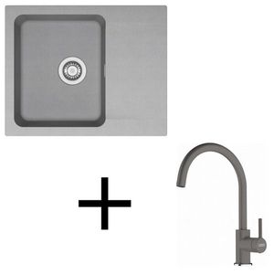 Franke set T118 OID 611-62 + FC 6018.901 šedá vyobraziť