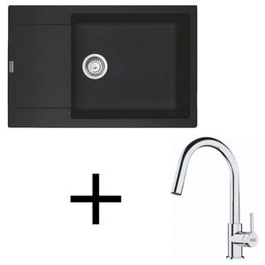 Franke set G260 MRG 611-78 BB + FS 3229.031 čierna matná vyobraziť