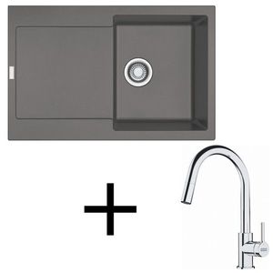 Franke set G258 MRG 611 + FS 3229.031 šedý kameň vyobraziť