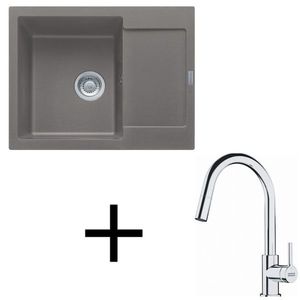 Franke set G256 MRG 611-62 + FS 3229.031 šedý kameň vyobraziť