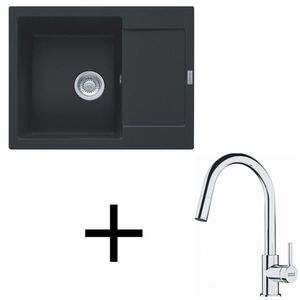 Franke set G256 MRG 611-62 + FS 3229.031 čierna matná vyobraziť