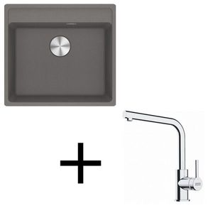 Franke set G255 MRG 610-52 RTL +FS 3230.031 šedý kameň vyobraziť