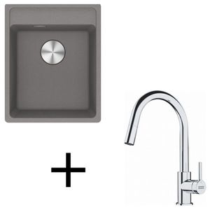 Franke set G252 MRG 610-37 RTL + FS 3229.031 šedý kameň vyobraziť