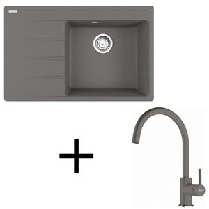 Franke set G271 CNG 611-78 TL/7 + FC 6018.424 šedý kameň vyobraziť