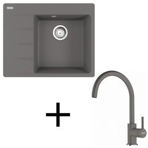 Franke set G269 CNG 611-62 TL/7 + FC 6018.424 šedý kameň vyobraziť