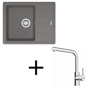 Franke set G262 BFG 611-62 + FS 3230.031 šedý kameň vyobraziť