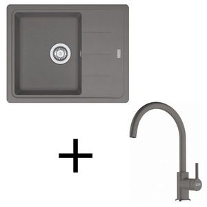 Franke set G278 BFG 611-62 + FC 6018.901 šedý kameň vyobraziť