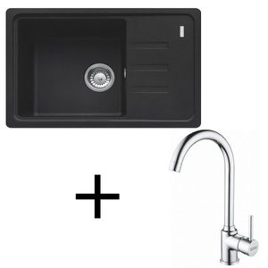 Franke set G265 BSG 611-62 + FP 9000.031 čierna matná vyobraziť