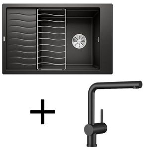 Blanco set Elon XL 6 S + Linus čierna matná biela vyobraziť