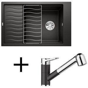 Blanco set Elon XL 6 S + Wega II-S silgranit/chróm biela vyobraziť