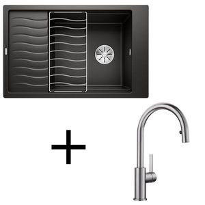 Blanco set Elon XL 6 S + Candor-S leštený nerez biela vyobraziť