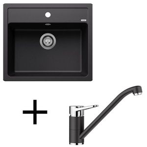 Blanco set Legra 6 + Wega II silgranit/chróm biela vyobraziť