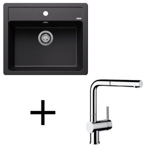 Blanco set Legra 6 + Linus-S chróm biela vyobraziť