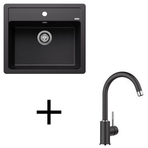 Blanco set Legra 6 + Mida silgranit biela vyobraziť