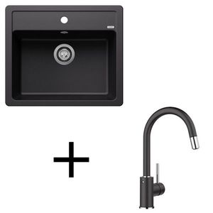 Blanco set Legra 6 + Mida-S silgranit biela vyobraziť