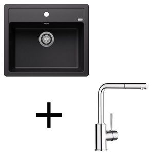 Blanco set Legra 6 + Mila-S chróm biela vyobraziť