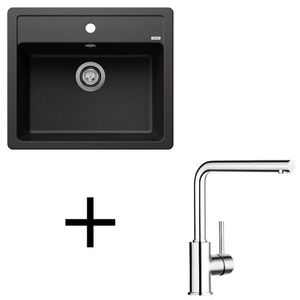 Blanco set Legra 6 + Mila chróm biela vyobraziť