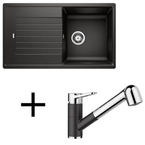 Blanco set Zia 5 S + Wega II-S silgranit/chróm biela vyobraziť