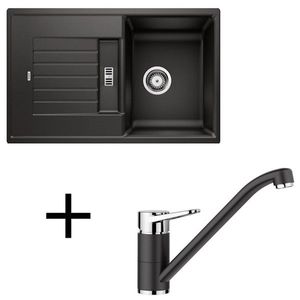 Blanco set Zia 45 S + Wega II silgranit/chróm biela vyobraziť