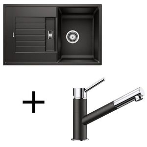 Blanco set Zia 45 S + Kano-S silgranit biela vyobraziť