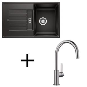 Blanco set Zia 45 S + Candor leštený nerez biela vyobraziť