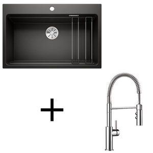 Blanco set Etagon 8 + Catris-S chróm biela vyobraziť