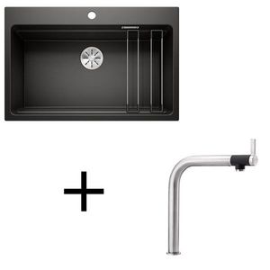 Blanco set Etagon 8 + Vonda leštený nerez biela vyobraziť