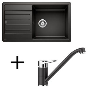 Blanco set Legra XL 6 S + Wega II silgranit/chróm biela vyobraziť