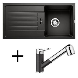 Blanco set Favum 45 S + Wega II-S silgranit/chróm biela vyobraziť