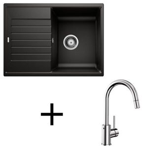 Blanco set Zia 45 S Compact + Mida-S chrom biela vyobraziť