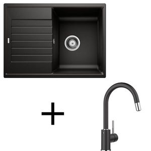 Blanco set Zia 45 S Compact + Mida-S silgranit biela vyobraziť