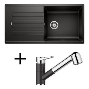 Blanco set Zia XL 6 S + Wega II-S silgranit/chróm biela vyobraziť