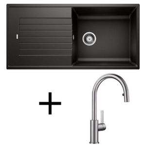 Blanco set Zia XL 6 S + Candor-S leštený nerez biela vyobraziť